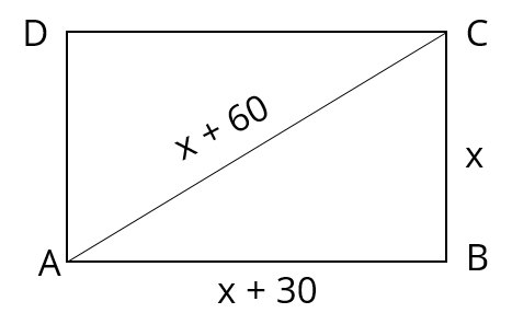 rectangle with diagonal